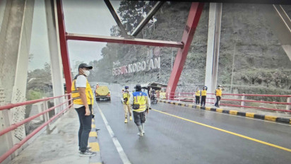 Jembatan Besuk Kobokan Dinyatakan Aman Pasca Diterjang Erupsi Gunung Semeru