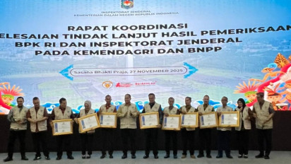 BSKDN Kemendagri Tuntaskan 100 Persen Penyelesaian TLHP BPK RI Tahun 2005-2024