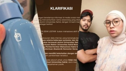Buntut Viral Tumbler Tuku Hilang di KRL, Universitas Sahid: Anita Dewi Bukan Alumni dan Bukan Mahasiswa Aktif