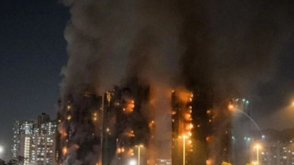 Kebakaran Hebat di Hong Kong Tewaskan 94 Orang, 2 WNI Meninggal dan Dua Luka