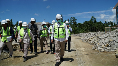Kunjungan Lapangan Proyek Rumah Susun DOB Papua Tengah: Progres Fisik Capai 94,7 Persen