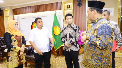 Gubernur Khofifah dan Wagub Emil Temui Menteri Pertanian RI