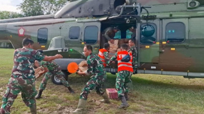 Penyaluran Logistik Terdampak Bencana Aman