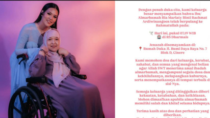 Kabar Duka, Ibunda Raisa Meninggal Dunia Setelah Berjuang Melawan Kanker