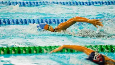 Salah satu peserta Kejurnas Akuatik Indonesia 2025