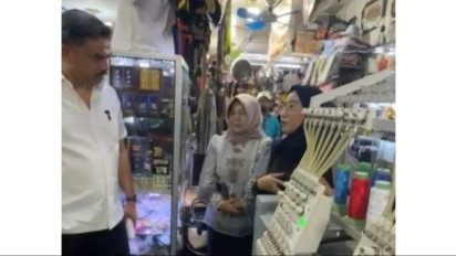 Kepada Menteri Maman, Pedagang UMKM di Pasar Senen Mengaku Tidak Masalah dengan Thrifting