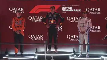 Max Verstappen (Red Bull), Oscar Piastri (McLaren) dan Carlos Sainz Jr (Williams) raih podium di F1 GP Qatar 2025 pada Senin (1/12/2025) dini hari WIB.