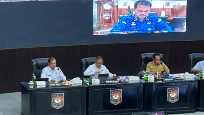 Suasana Rakor Antisipasi Bencana dan Persiapan Nataru