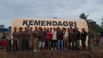 Kemendagri Turun Tangan Dirikan Tenda Darurat di Pidie Jaya, Gerak Cepat Penanganan Banjir