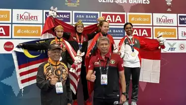 Pesilat Indonesia Puspa Arum Sari dapat medali emas SEA Games 2023