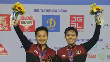 Apri/Fadia raih medali emas di SEA Games 2021