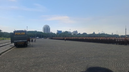 Pimpin Apel Pelayanan Reuni Akbar 212, Wakapolda Metro Perintahkan Anggota Tak Gunakan Senjata Api