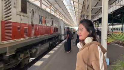 Jelang Libur Nataru, Sebanyak 75 Persen Tiket Kereta Api di Stasiun Jombang Ludes Terjual