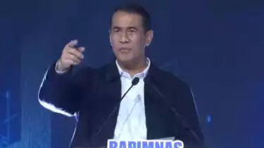 Mentan Amran dalam Rapat Pimpinan Nasional (Rapimnas) Kadin Indonesia yang digelar di Park Hyatt Jakarta, Selasa (2/12).