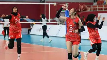 Timnas Voli Putri Indonesia U-18 vs Iran