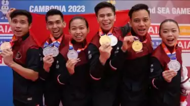 Cabor Wushu tampil menjanjikan dan jadi Juara Umum Cabang Wushu pada SEA Games 2023 di Kamboja