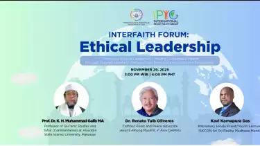 Tiga pemuka agama terkemuka dari tradisi Katolik, Muslim, dan Hindu berkumpul dalam sebuah forum lintas agama virtual untuk membahas kepemimpinan etis berdasarkan ajaran kitab suci.
