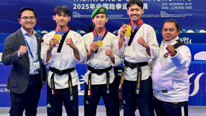 Atlet Taekwondo Indonesia Borong Medali di China Open Championship 2025