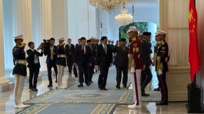 Prabowo Sambut Ketua MPR China di Istana, Indonesia–Tiongkok Siapkan Langkah Besar Kerja Sama Strategis