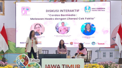 Perkaya Literasi Cek Fakta, Dinas Pendidikan Jawa Timur dan FJPI Dorong Pelajar Bijak Bermedia Sosial