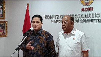 ‎Dari DBON hingga LPDP Atlet, Ini Rangkaian Pembahasan Menpora Erick Thohir saat Sambangi KONI Pusat