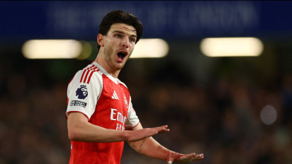 Fans Arsenal Full Senyum, Ada Kabar Gembira dari Declan Rice yang Cedera di Laga Kontra Brentford