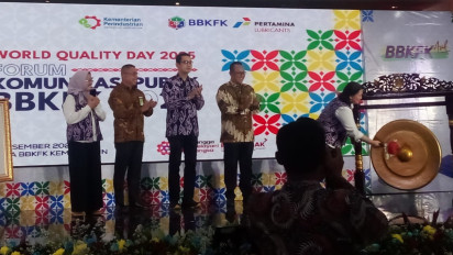 World Quality Day, Pertamina Lubricants dan BBKFK Perkuat Standar Mutu Kemasan Lewat Forum Komunikasi Publik 2025