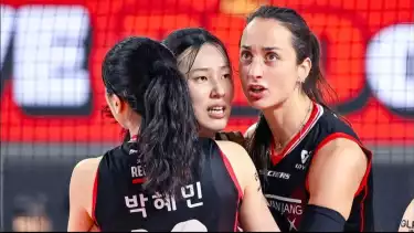 Dua Pemain Red Sparks, Lee Seon-woo dan Elisa Zanette