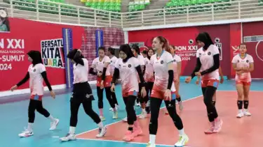 Timnas voli putri Indonesia jelang SEA Games 2025