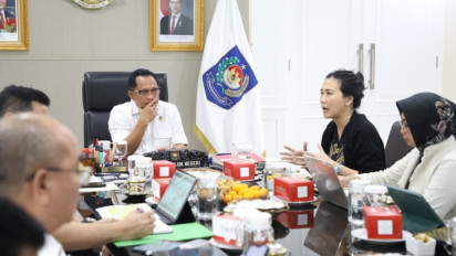 Mendagri Tito dan Wamen PPPA Veronica Bahas Keterlibatan Perempuan dalam Ketahanan Pangan