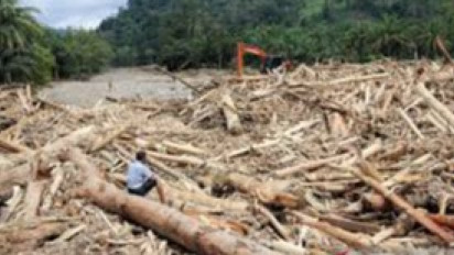 Bareskrim Polri Ambil 27 Sampel Kayu dan Pasang Garis Polisi di Hulu Sungai Tamiang Aceh