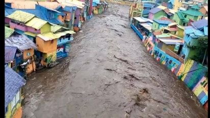 Banjir Rendam 39 Titik di Kota Malang, BMKG Sudah Beri Peringatan Sehari Sebelumnya