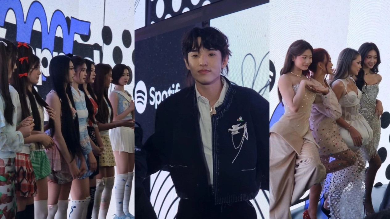 Penampilan Memukau eaJ, Hearts2Hearts Hingga No Na di Black Carpet Spotify Wrapped 2025
            - galeri foto