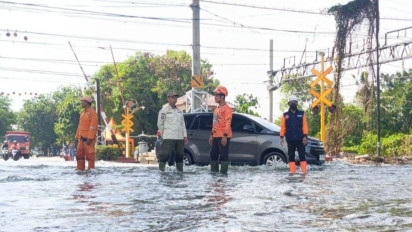 Banjir Rob di Jalan RE Martadinata Jakut Makin Meningkat, BPBD Ungkap Kondisinya