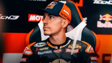 Maverick Vinales pembalap KTM Tech3 Racing di MotoGP 2025