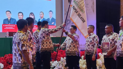 Nickson Pampang Resmi Nahkodai HIPMI Papua Selatan Hasil Musda Perdana