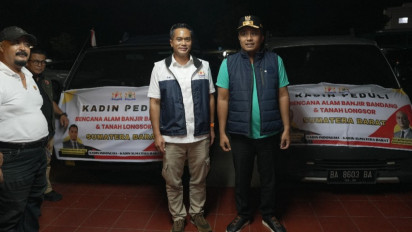 Ketum Anindya Bakrie Salurkan Langsung Bantuan Kadin ke Sumatera-Aceh