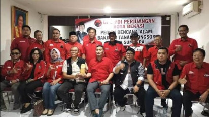PDIP Kota Bekasi Berangkatkan Tim ke Sumatera, Salurkan Bantuan Logistik Hasil Gotong Royong Internal