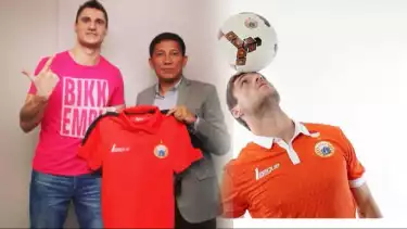 Mantan pemain asing Persija Jakarta, Evgeny Kabaev.