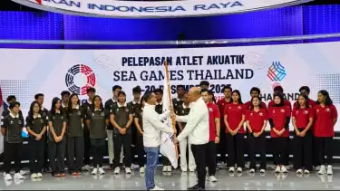 Pelepasan Atlet dan Ofisial Akuatik Indonesia untuk SEA Games 2025