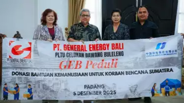 PT General Energy Bali (GEB) kirim bantuan bencana ke Padang.