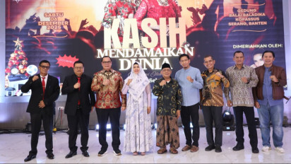 Tegaskan Komitmen Toleransi, Wali Kota Serang dan Ketua FKUB Hadiri Perayaan Natal di Baladika