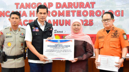 Tanda Kebersaudaraan Jatim, Ringankan Beban Masyarakat Aceh