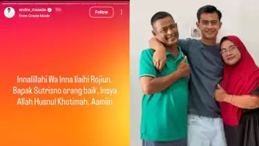 Ayah Pratama Arhan Meninggal Dunia, Andre Rosiade Ucapkan Belasungkawa: Dia Baik