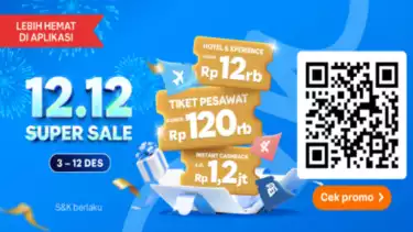 Promo 12.12 super sale Traveloka.