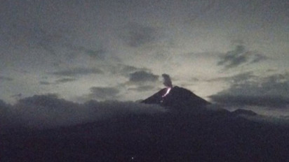 Gunung Semeru Erupsi Lagi, Kolom Letusan Capai 1.000 Meter di Atas Puncak