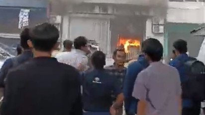 Gedung Terra Drone di Kemayoran Kebakaran, 101 Personel Pemadam Dikerahkan