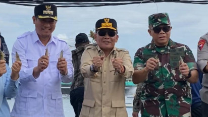 Gubernur Agustiar Sabran Panen dan Tabur Benih Udang, Potensi Ekspor Kalteng yang Menjanjikan