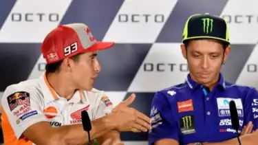 Marc Marquez dan Valentino Rossi