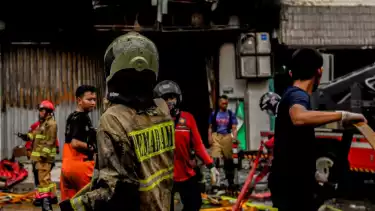 Kebakaran Gedung Terra Drone